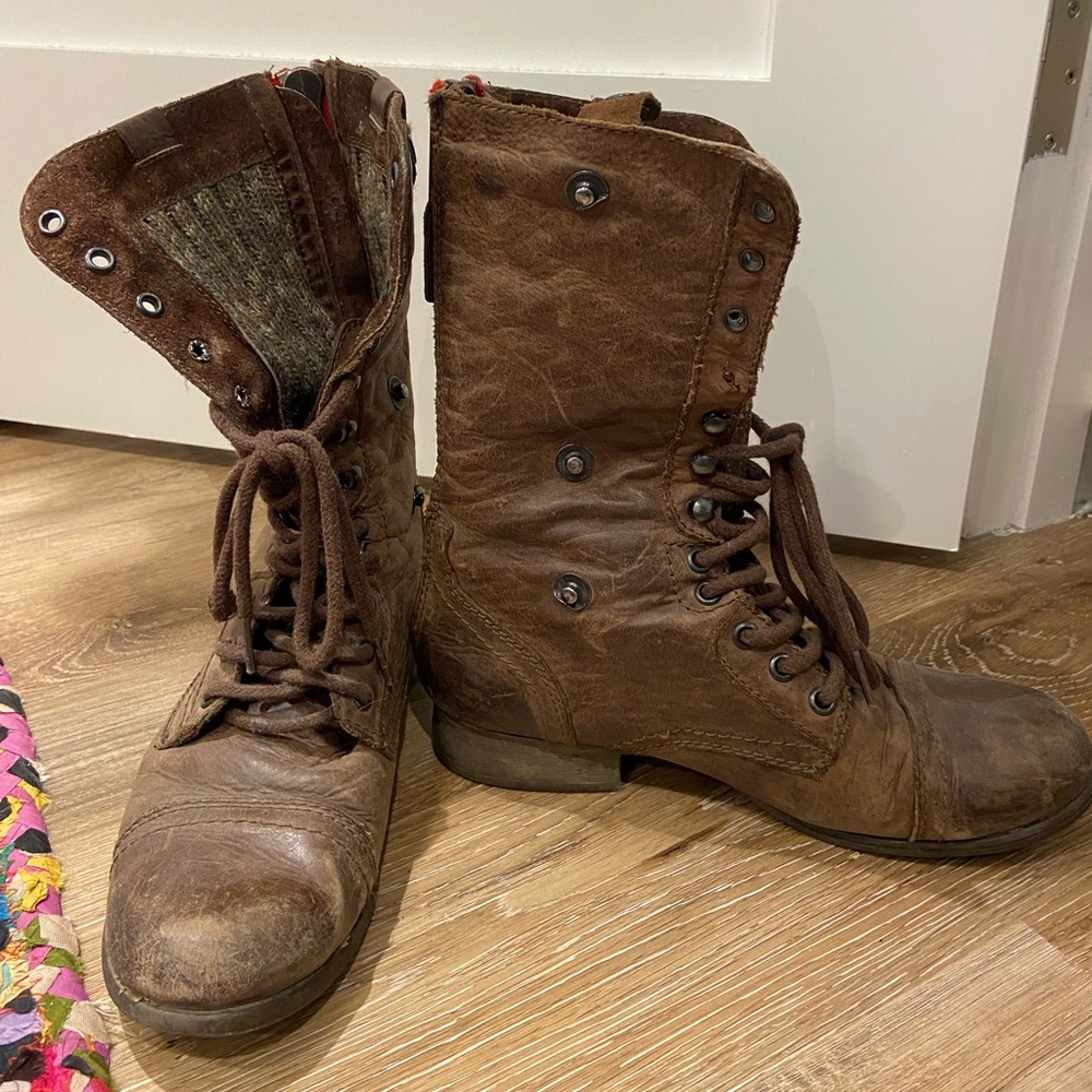 Steve Madden Combat Boots